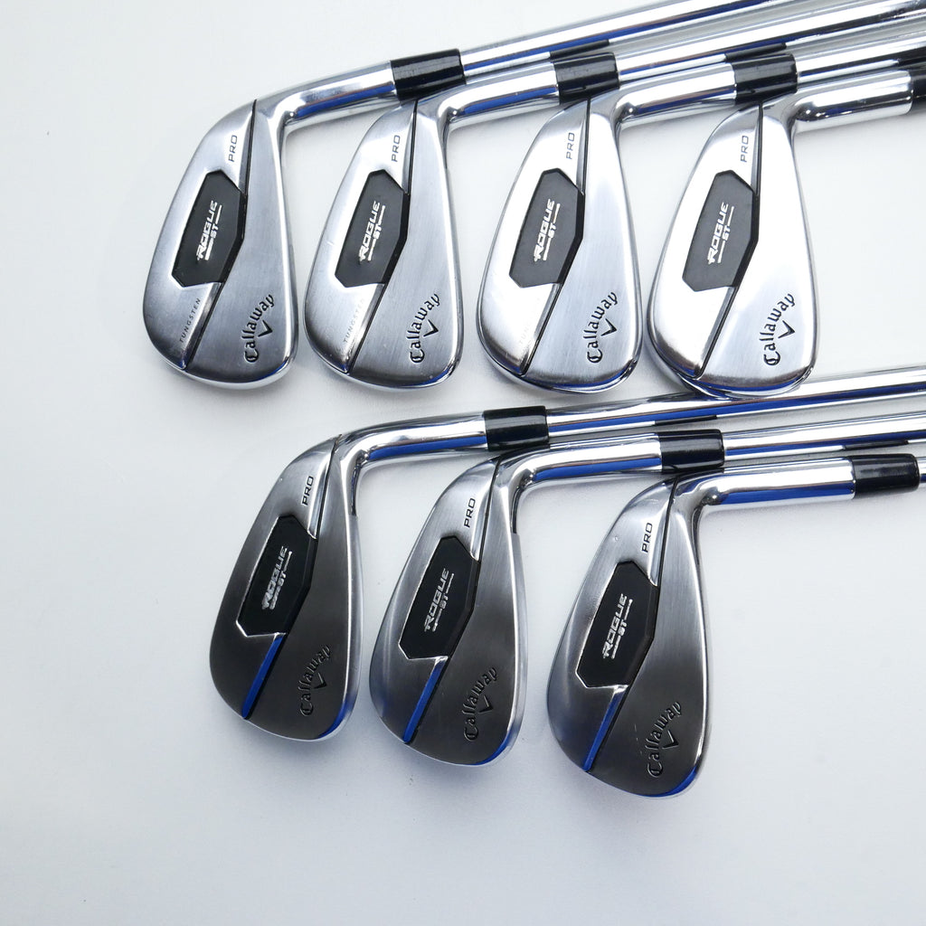 Used Callaway Rogue ST Pro Iron Set / 4 - PW / Regular Flex