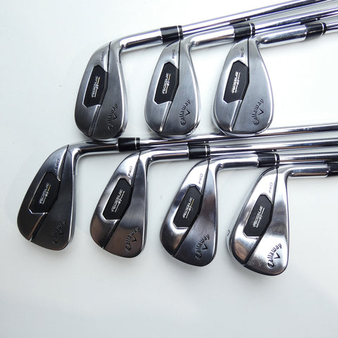 Used Callaway Rogue ST Pro Iron Set / 4 - PW / Regular Flex