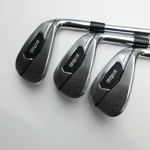 Used Callaway Rogue ST Pro Iron Set / 4 - PW / Stiff Flex