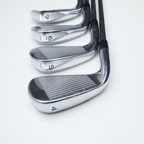 Used Callaway Rogue ST Pro Iron Set / 4 - PW / Stiff Flex