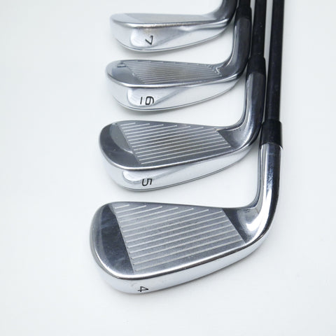 Used Callaway Rogue ST Pro Iron Set / 4 - PW / Stiff Flex