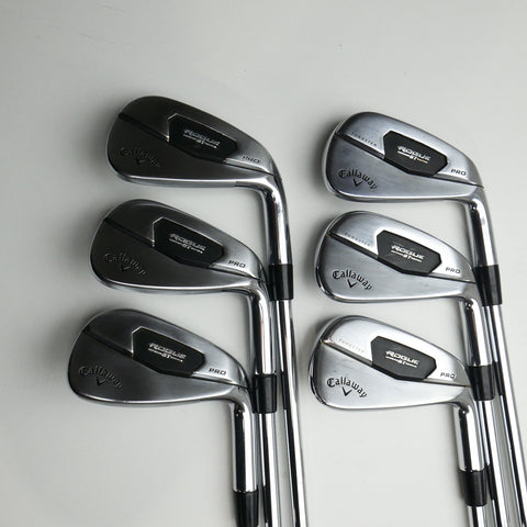 Used Callaway Rogue ST Pro Iron Set / 5 - PW / Stiff Flex
