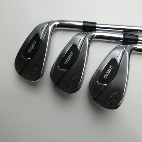 Used Callaway Rogue ST Pro Iron Set / 5 - PW / Stiff Flex