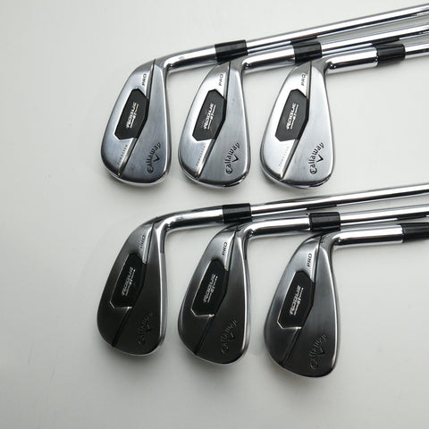 Used Callaway Rogue ST Pro Iron Set / 5 - PW / Stiff Flex