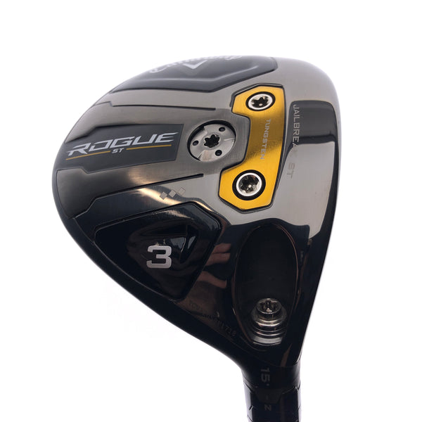 Used Callaway Rogue ST Triple Diamond 3 F'W /Devo Bl 75 05 Shaft/15º Deg /XStiff