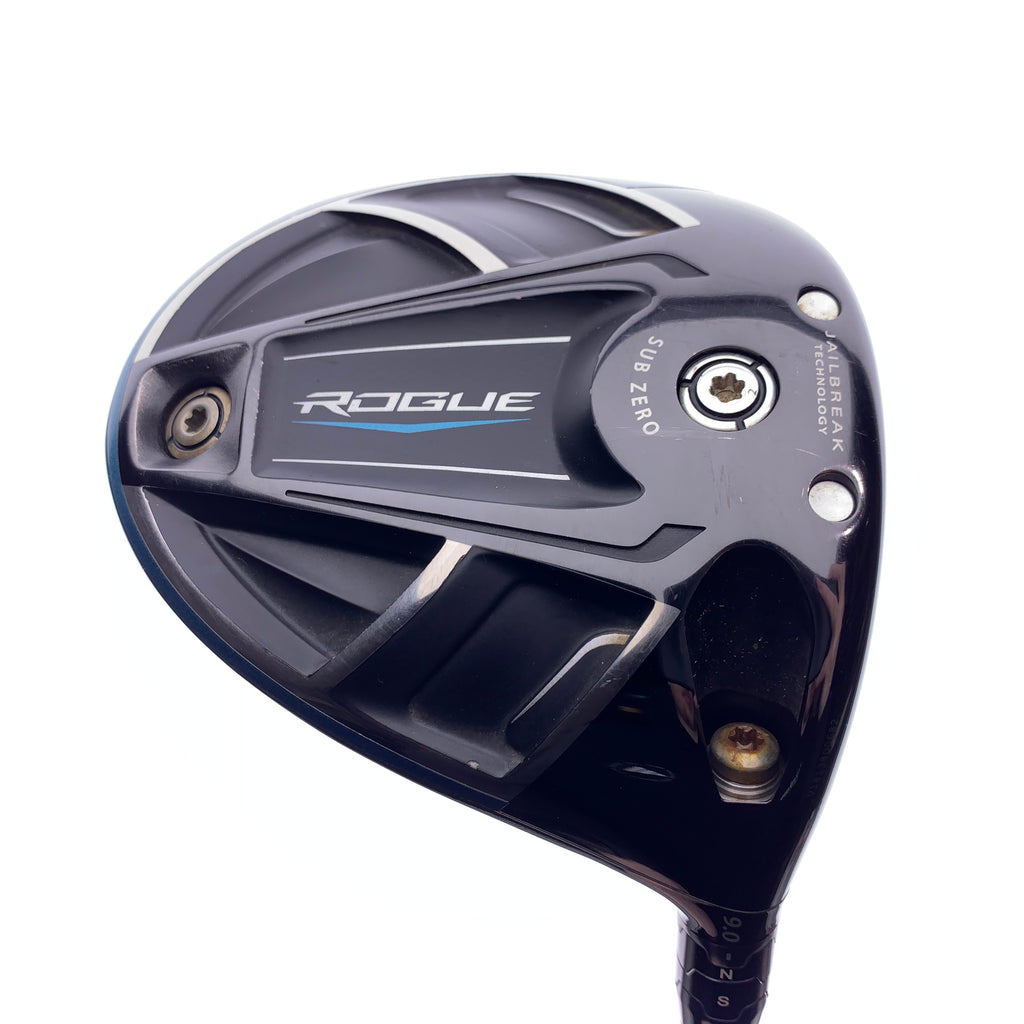 Used Callaway Rogue Sub Zero Driver / 9.0 Degrees / Stiff Flex / Devotion O4