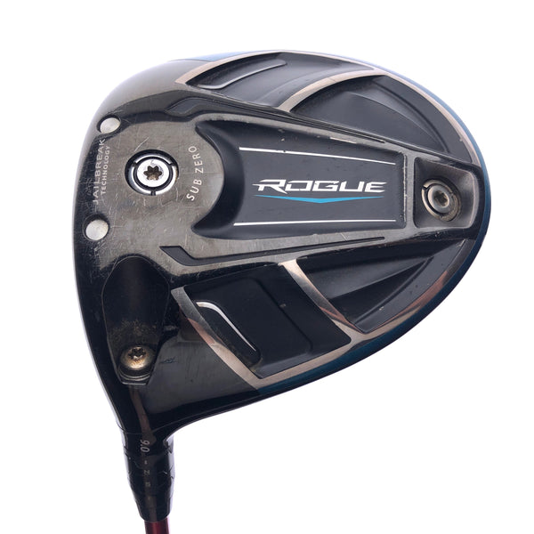 Used Callaway Rogue Sub Zero Driver / 9.0 Degrees / Stiff Flex / Left-Handed