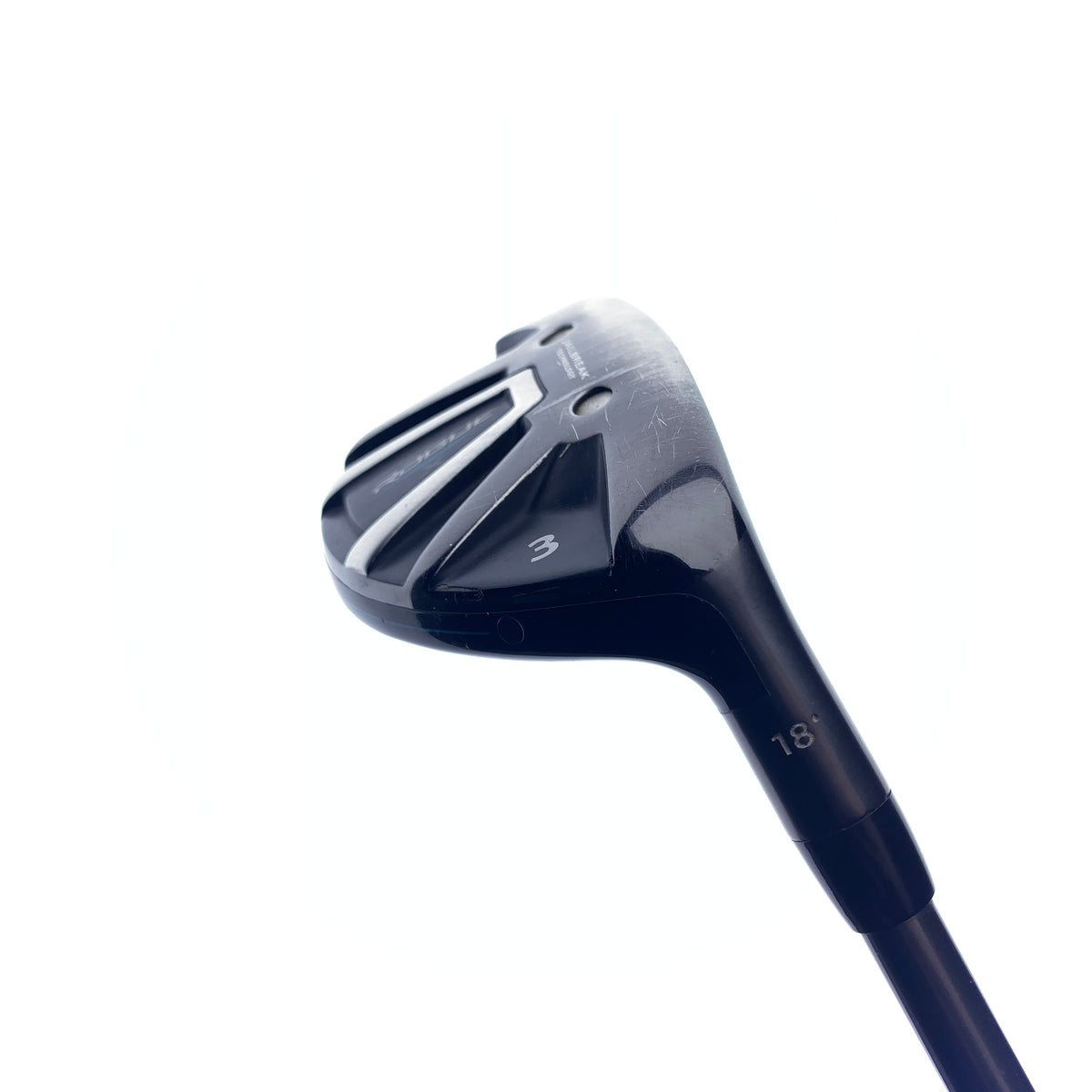 Used Callaway Rogue X 3 Hybrid / 18.0 Degrees / Stiff Flex