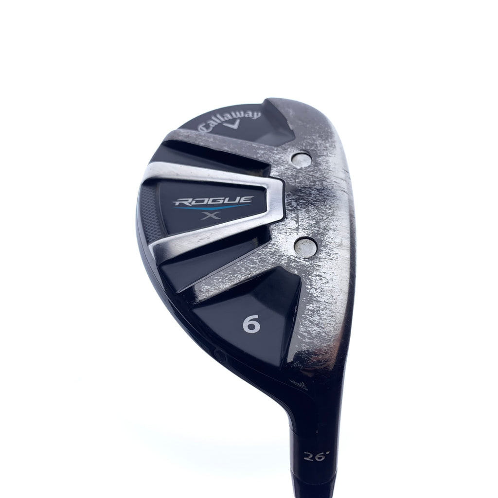 Used Callaway Rogue X 6 Hybrid / 26.0 Degrees / A Flex