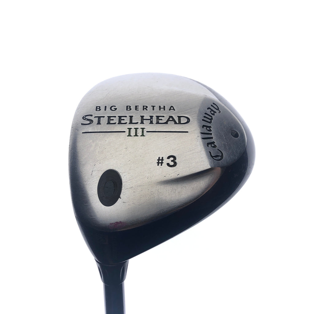 Used Callaway Steelhead III 3 Fairway Wood / 15 Degrees / Regular / Left-Handed