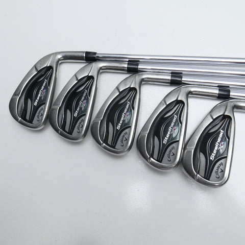 Used Callaway Steelhead XR Iron Set / 3 - PW / Stiff Flex