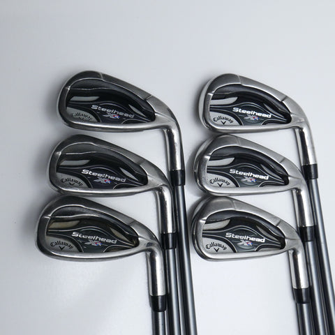 Used Callaway Steelhead XR Iron Set / 5 - PW / Regular Flex