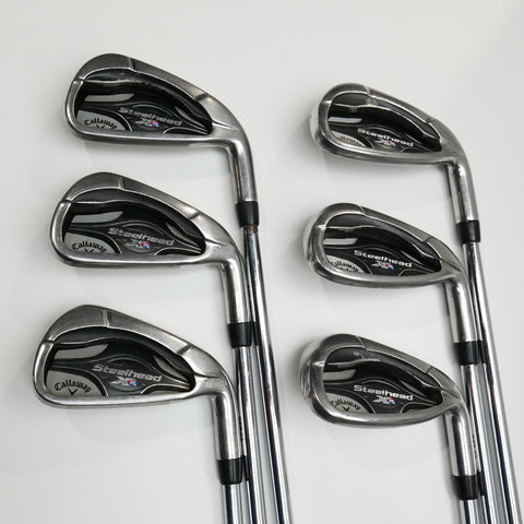 Used Callaway Steelhead XR Iron Set / 5 - PW / Regular Flex