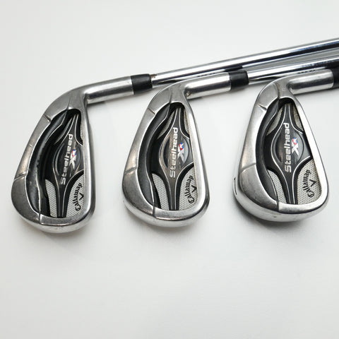 Used Callaway Steelhead XR Iron Set / 5 - PW / Regular Flex