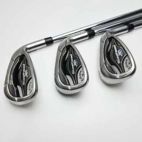Used Callaway Steelhead XR Iron Set / 5 - PW / Regular Flex