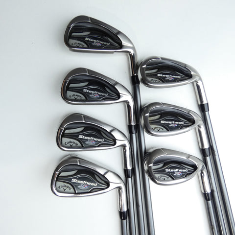 Used Callaway Steelhead XR Iron Set / 5 - SW / Regular Flex