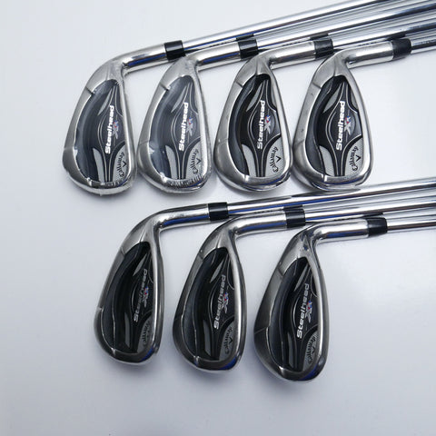 Used Callaway Steelhead XR Iron Set / 5 - SW / Regular Flex