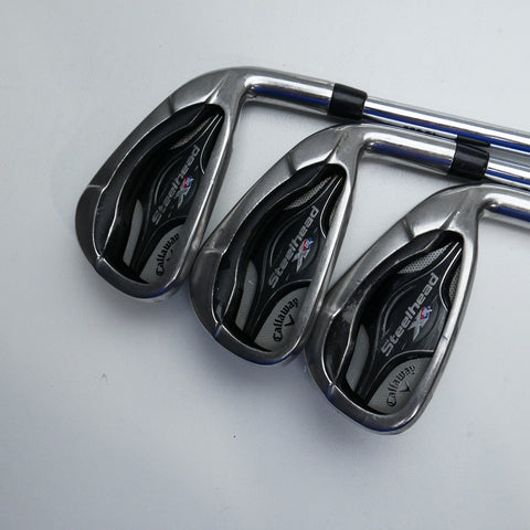 Used Callaway Steelhead XR Iron Set / 6 - PW / Regular Flex