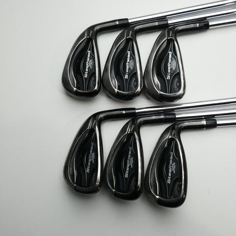 Used Callaway Steelhead XR Pro Iron Set / 5 - PW / Stiff Flex