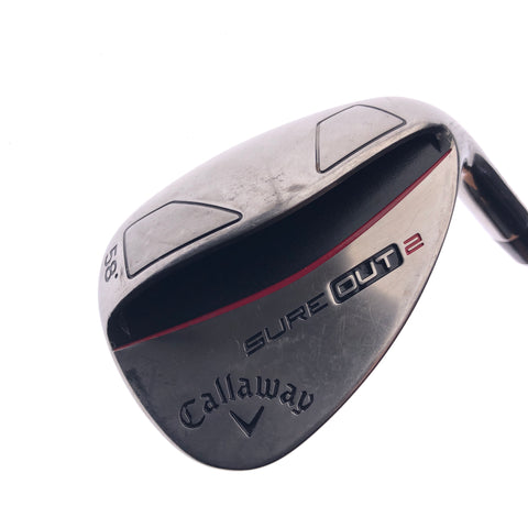 Used Callaway Sure Out 2 Lob Wedge / 58.0 Degrees / Wedge Flex