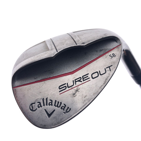 Used Callaway Sure Out Lob Wedge / 58.0 Degrees / Wedge Flex
