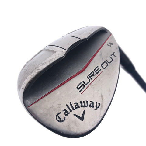 Used Callaway Sure Out Lob Wedge / 58.0 Degrees / Wedge Flex