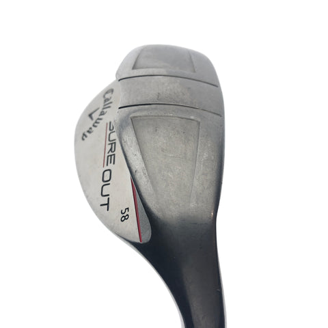 Used Callaway Sure Out Lob Wedge / 58.0 Degrees / Wedge Flex