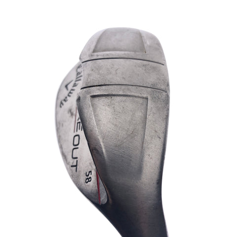 Used Callaway Sure Out Lob Wedge / 58.0 Degrees / Wedge Flex