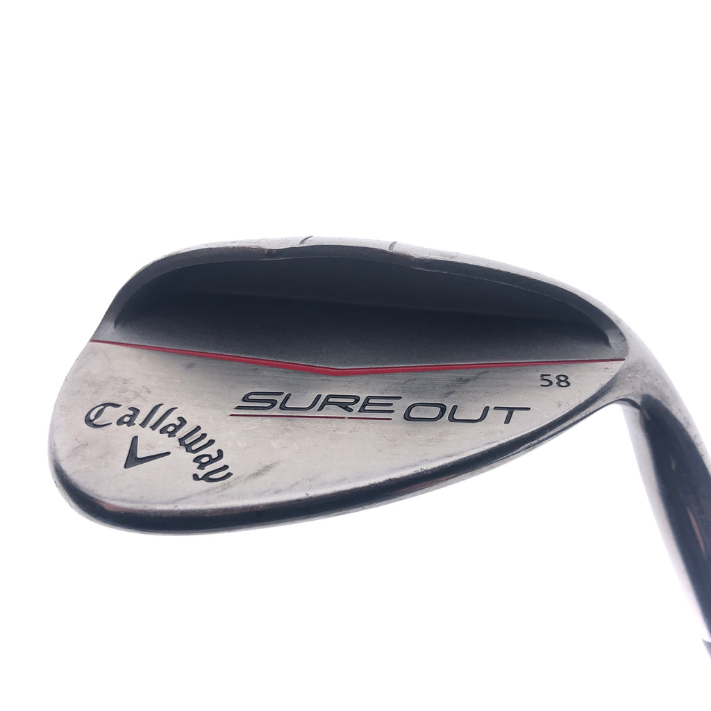 Used Callaway Sure Out Lob Wedge / 58.0 Degrees / Wedge Flex