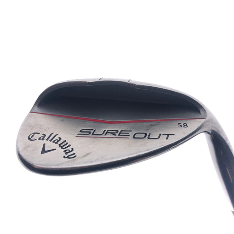 Used Callaway Sure Out Lob Wedge / 58.0 Degrees / Wedge Flex
