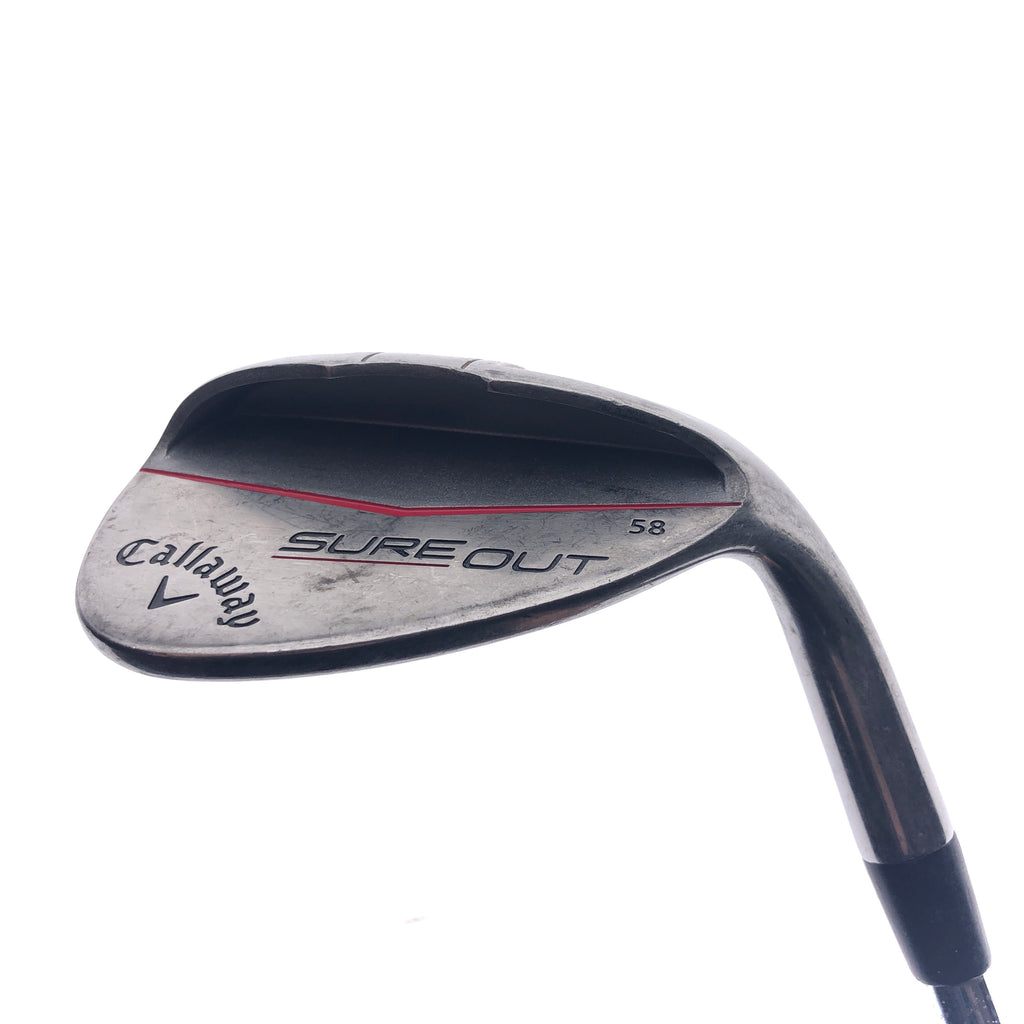 Used Callaway Sure Out Lob Wedge / 58.0 Degrees / Wedge Flex