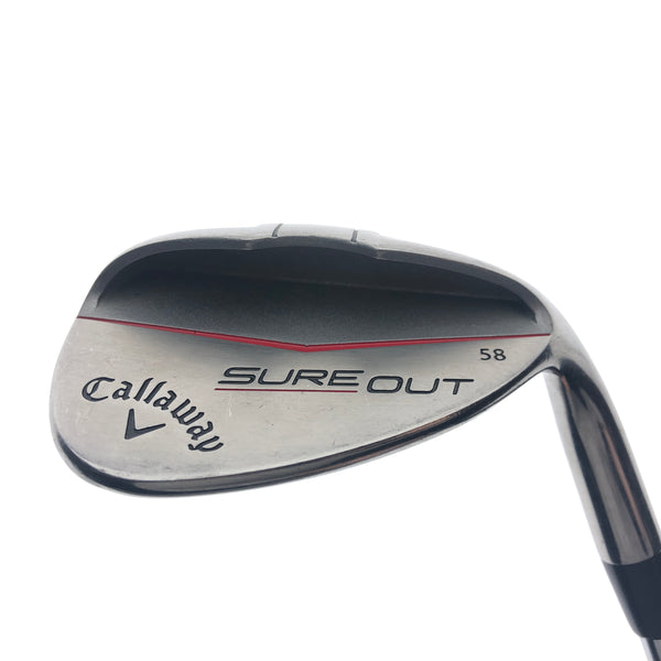 Used Callaway Sure Out Lob Wedge / 58.0 Degrees / Wedge Flex