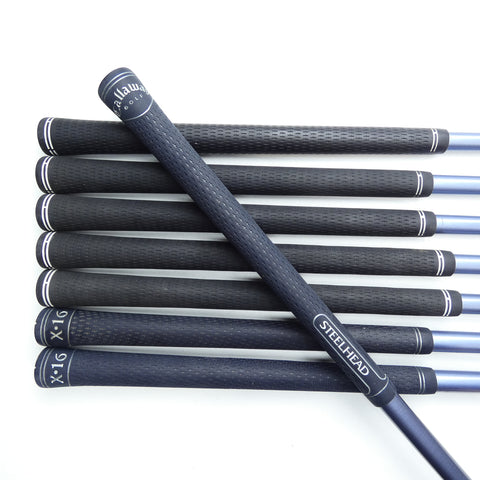 Used Callaway X-16 Iron Set / 3 - PW / Ladies Flex