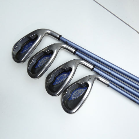 Used Callaway X-16 Iron Set / 3 - PW / Ladies Flex