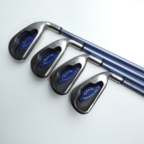 Used Callaway X-16 Iron Set / 3 - PW / Ladies Flex