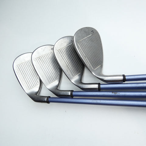 Used Callaway X-16 Iron Set / 3 - PW / Ladies Flex