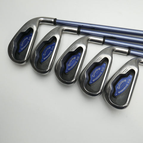 Used Callaway X-16 Iron Set / 3 - SW / Ladies Flex