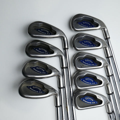 Used Callaway X-16 Iron Set / 3 - SW / Uniflex