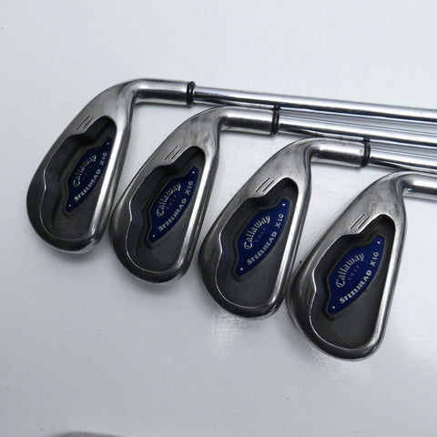 Used Callaway X-16 Iron Set / 4 - SW / Uniflex