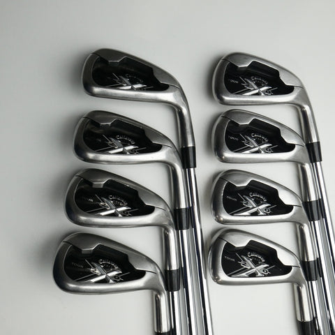 Used Callaway X-20 Tour Iron Set / 3 - PW / Stiff Flex