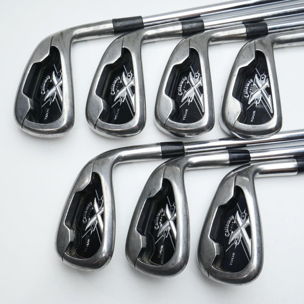 Used Callaway X-20 Tour Iron Set / 4 - PW / Stiff Flex