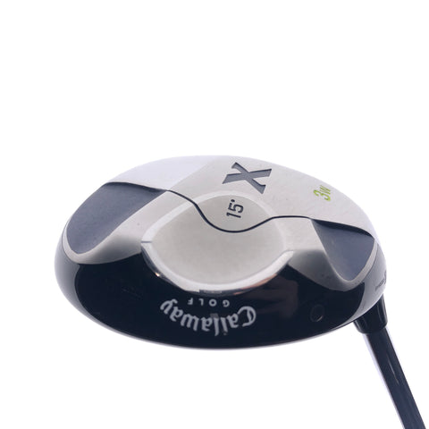 Used Callaway X 2008 3 Fairway Wood / 15 Degrees / Uniflex