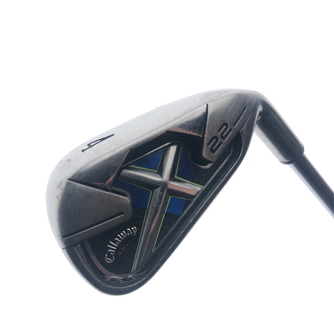Used Callaway X-22 4 Iron / 24.0 Degrees / Uniflex Flex