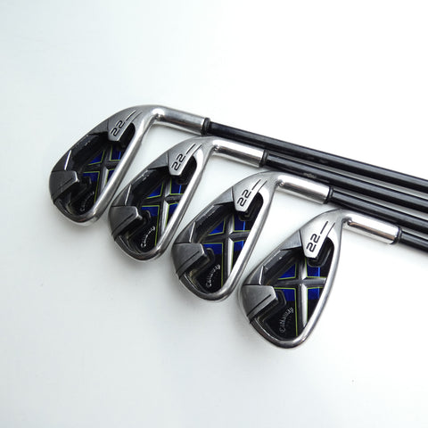 Used Callaway X-22 Iron Set / 5 - SW / A Flex