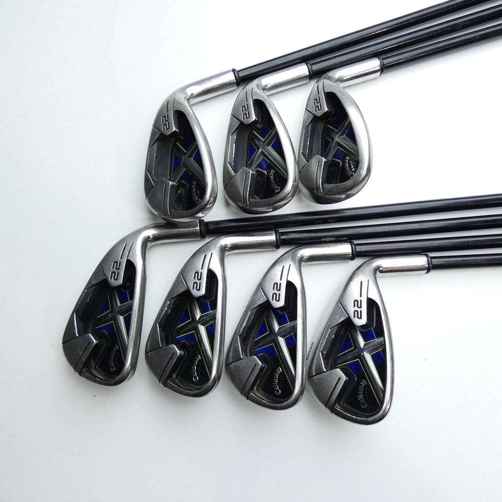 Used Callaway X-22 Iron Set / 5 - SW / A Flex