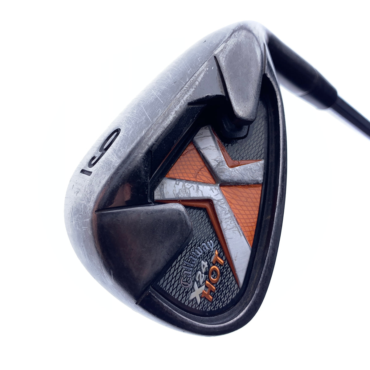 Used Callaway X-24 Hot 9 Iron / 40.0 Degrees / Uniflex