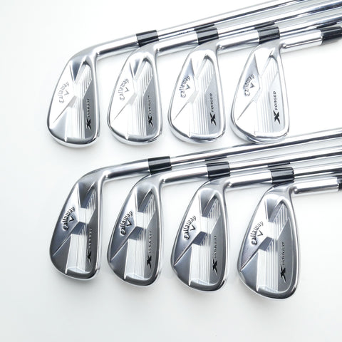 Used Callaway X Forged 2018 Iron Set / 3 - PW / Stiff Flex