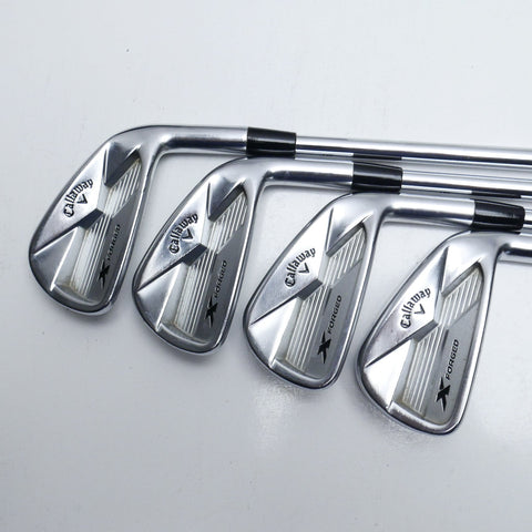 Used Callaway X Forged 2018 Iron Set / 4 - PW / Stiff Flex