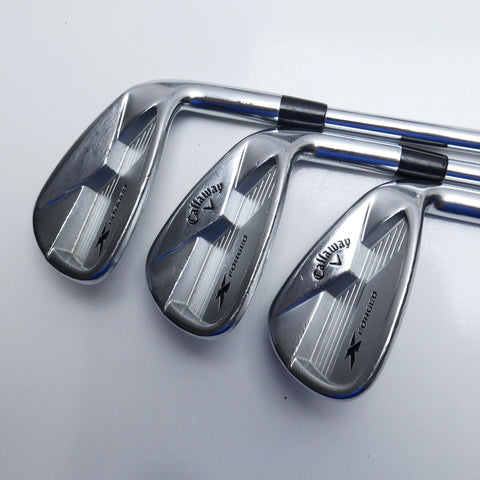Used Callaway X Forged 2018 Iron Set / 4 - PW / X-Stiff Flex