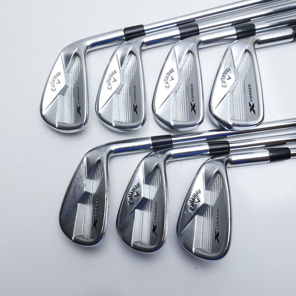 Used Callaway X Forged 2018 Iron Set / 4 - PW / X-Stiff Flex